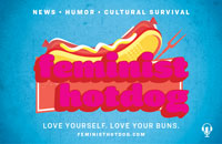 Feminist Hotdog banner