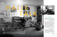 2 page spread from the beginning of the article If These Walls Could Talk