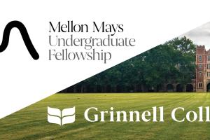 Split image with Mellon Mays logo and Grinnell College